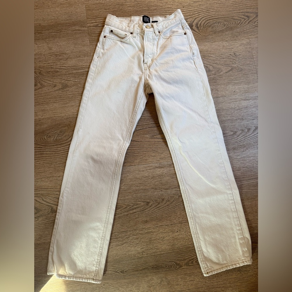 BDG White Cowboy Jeans